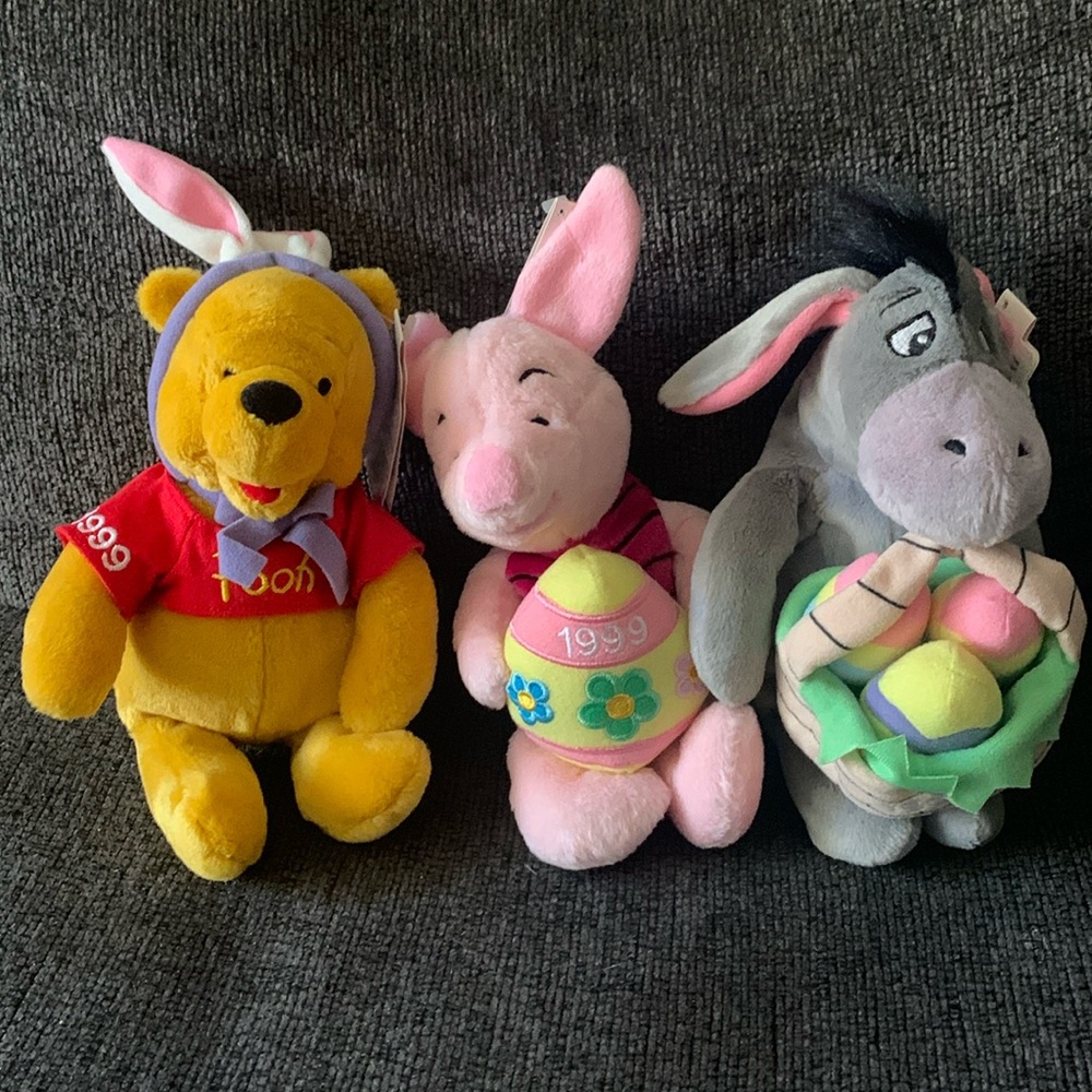 WALT DISNEY WORLD 10” Bean Bags. 1999